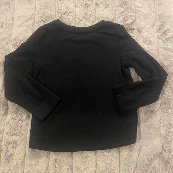 Multibrand 4T Long Sleeve Shirts Bundle, Solid, Girl, Red, Black, Basics - Picture 10 of 10